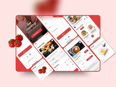 Cooking App branding christeena chumma chumma.design design illustration illustrator vector