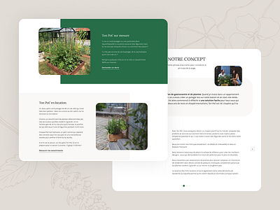 TON POT' - Website Design beige belgium brown design desktop gardening green minimalist odoo organic patch ui ux vegetables web website