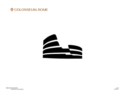 Colosseum Logo 7 7w branding colosseum concept design graphic design help logo minimalist n7w nature new of rome the wonders world.preserve