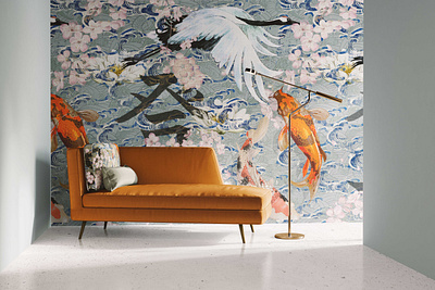 Japan Spring ceramica design furniture graphic design pattern textile wallpaper