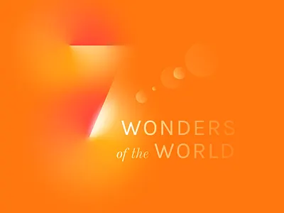 Se7en angular gradient figma gradient illustration seven seven wonders warm colors