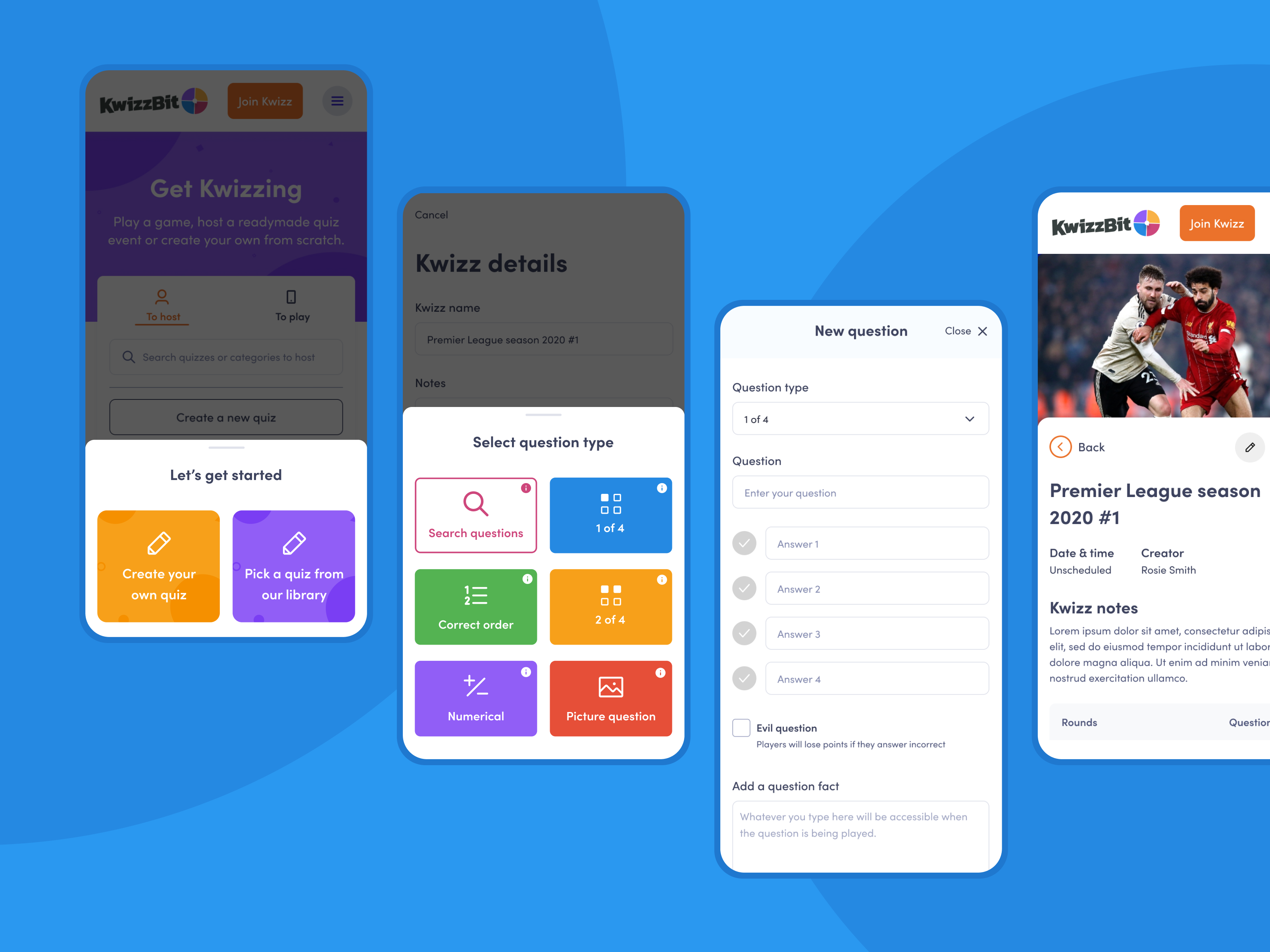 KwizzBit - Quiz App By Parallax On Dribbble