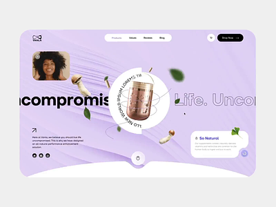 Health Supplements Landing Page Design animation awsmd biotech carousel clinic health healthcare hero homepage landing page medical medicine pharmacy pills shopify startup userinterface web web page website