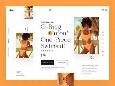 Lulus. O-Ring Cutout One-Piece Swimsuit. Redesign design ui uidesign ux uxdesign