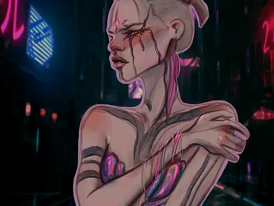 Cyberpunk character 2022 art artwork atmosphere atmospheric cyberpunk illustraion illustration illustration art portrait