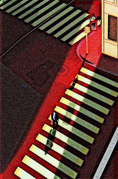 Insomnia - Take 4 crossing illustration noise overload shadows shunte88 vector
