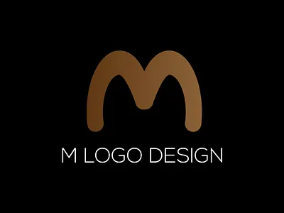 M Letter logo design 3d branding graphic design logo motion graphics