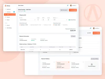 Venus - Collection Platform Dashboard clean colors dashboard design flat typography ui ui design user experience user interface ux ux design web web app web application website