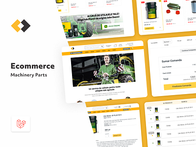Machinery Parts Ecommerce made by UPDIVISION back office ecommerce store