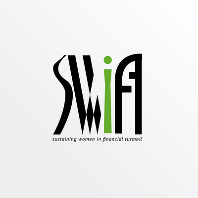 SWIFT Logo branding design concept logo logotype women finances
