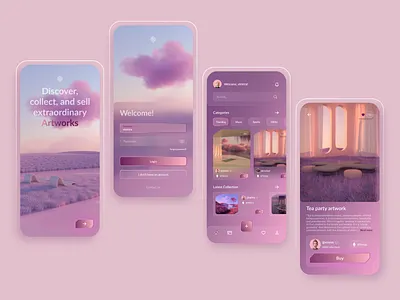 Artworks Mobile App app appdesign design dribbblers ui uidesign userinterface ux