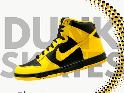 Dunk Skates 'In-Stock' Sneaker Shoes Instagram Story Design branding dunk skates graphic design instagram story sneaker design
