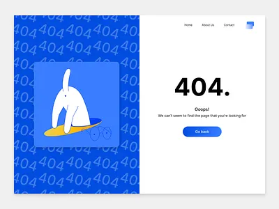 #DailyUI #008 challenge | 404 page | branding design graphic design illustration typography ui ux