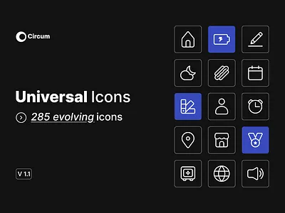 Free I Circum V1.1 - Universal Icons app icons branding free icons freebie graphic design icon pack iconography icons icons set klarr agency material design icons minimalism open source product design ui user interface