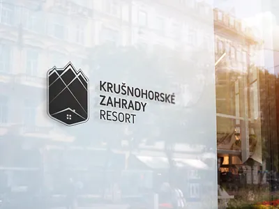 Krusnohorske Zahrady branding design graphic design logo minimal vector