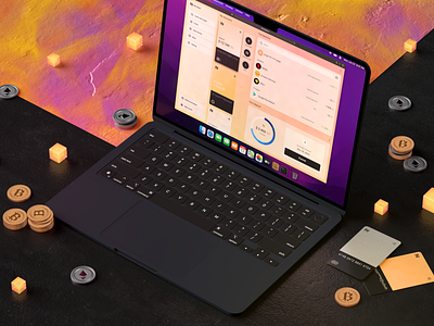 Simplicity and intuitiveness 3d app bank app banking crypto design figma fintech graphic design illustration mockup ui