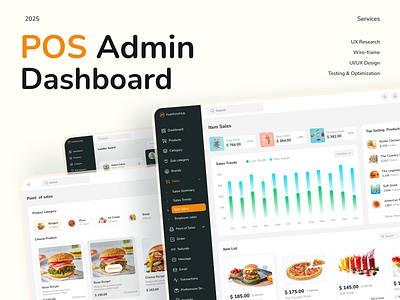 Point of Sales (POS) – Modern POS Admin System admin panel business tools cashier dashboard cashier design clean design modern design payment app point of sale point of sales point of sales system pos pos system restaurant saas web app