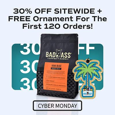 Static Ads bad ass coffee of Hawaii ads creative facebook ads graphic design static ads