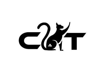 CAT branding design illustration logo