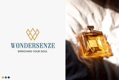 Wondersenze Logo Design brand identity branding design graphic design logo perfume