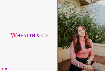 WHealth & CO. Logo Design awarness brand identity branding design graphic design health logo women