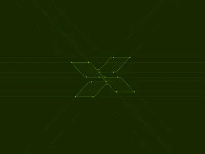 FitneX Logo Grid branding crossfit fitness fitness app fitness trainer graphic design grid gym gym app logo logo c logo grid logos logotype mark minimal typography x x logo x mark