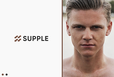 Supple Logo Design brand identity branding cosmetic design graphic design logo men