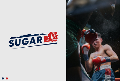 Sugar Logo Design boxing brand identity branding design graphic design logo