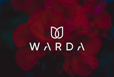 Warda Logo Design brand identity branding design graphic design logo perfume