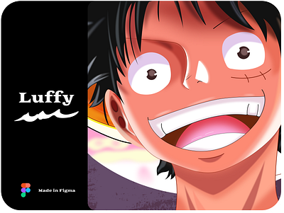 Luffy in Figma design explore figma illustration luffy
