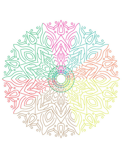 Mandala design graphic design illustration logo vector