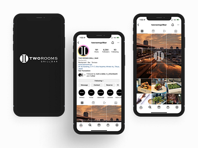 Two Rooms (Tokyo) Instagram Branding branding instagram