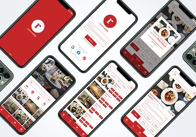 Reservatable mobile app branding figma