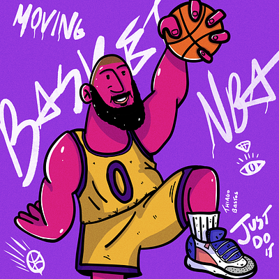 Basketboy advertising basket branding cartoon character character design design doodle doodle art doodles illustration