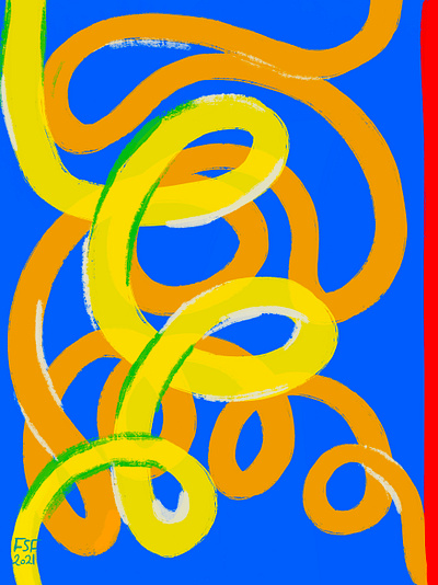 Let's Go Babe apple pencil digital work illustration painting procreat