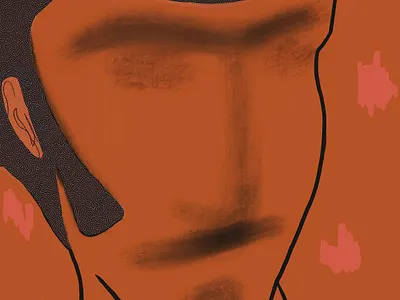 There He Is apple pencil digital work illustration painting procreat