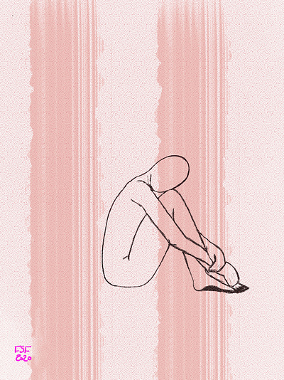 She Is Broken apple pencil digital work illustration painting procreat