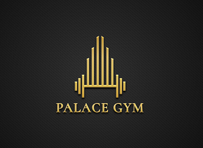 Palace Gym Logo apartment bodybuilding logo building logo cityscape logo emirates fitness gym fitness logo gym logo gym palace logo health lifestyle luxury palace gym palace logo property real estate logo residence