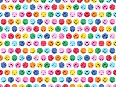 Happy Face Smiley Guy Rainbow Fabric background cute design fabric graphic design happy faces illustration misstiina pattern design patterns rainbow retro smiley faces smiley guy smileys spoonflower wallpaper