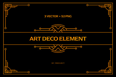 Free DEMO Art Deco Design Element art deco design element illustration ornament