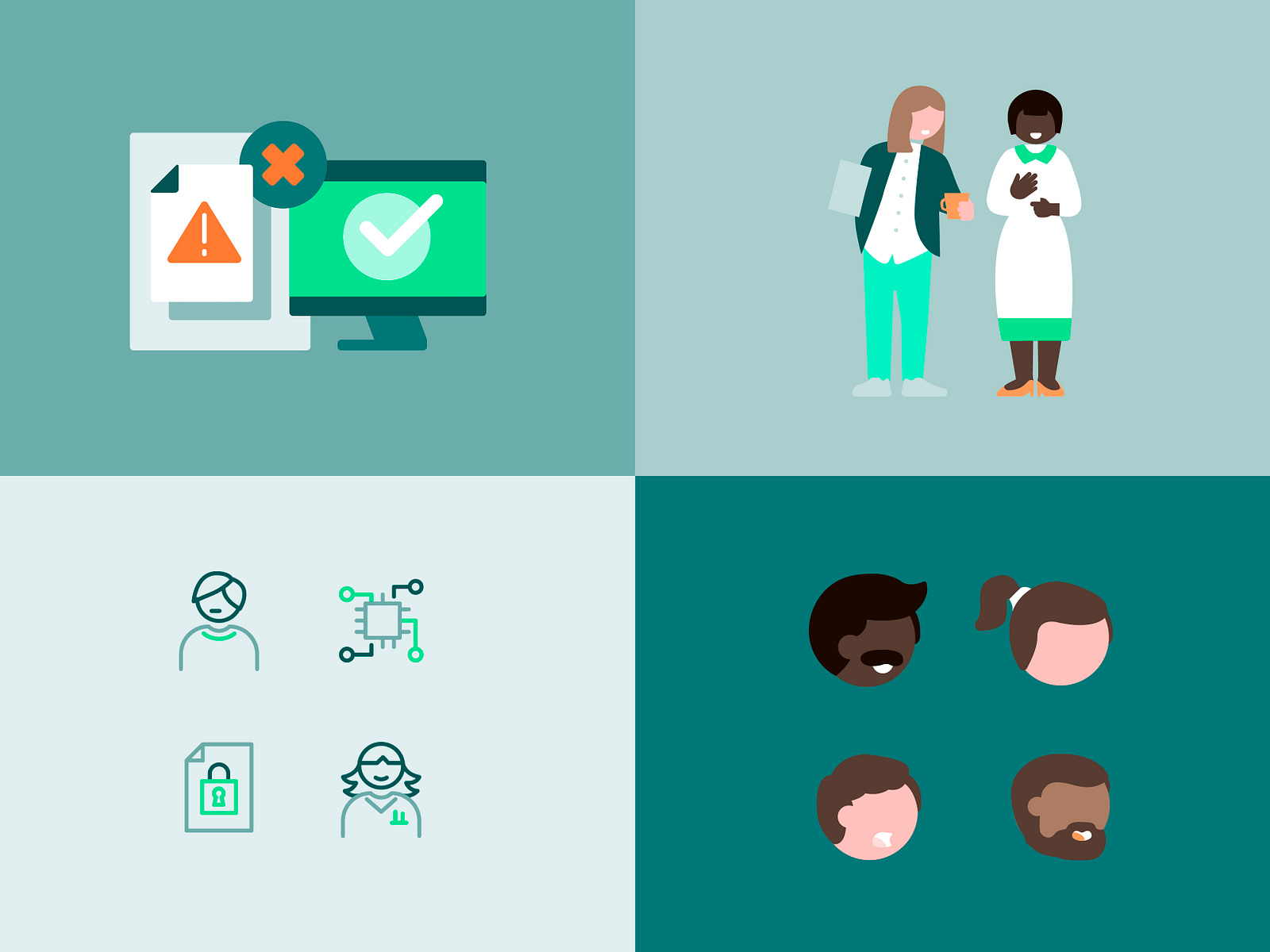 FinThrive Illustration system by Elisabetta Calabritto on Dribbble