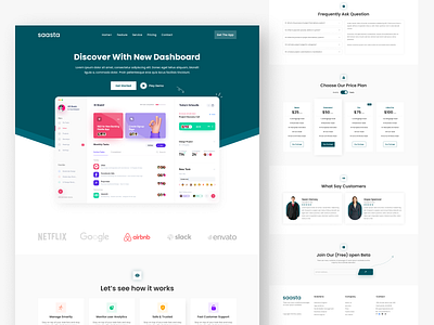 SAAS - Landing page Design app apps design branding design digital marketing agency graphic design logo motion graphics saas saas landing saas landing page saas web page saas website software software dashboard ui ux