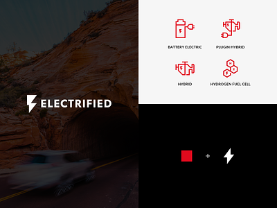 Toyota Electrified Identity + Icon Set agrib battery bolt custom icons electric electric car electric vehicle electrified engine fuel cell hybrid icon icon set icons lightning lightning bolt line icons plug toyota vehicle icons
