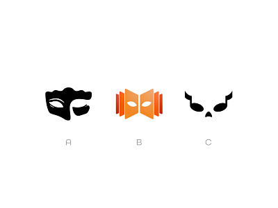 Mask logos (available for purchase) art branding concept design graphic design illustration logo ui vector