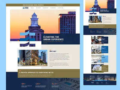 Real Estate Company Website b2b branding commercial illustration product design real estate responsive ui ux design