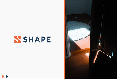 Shape Logo Design brand identity branding design graphic design home interior logo