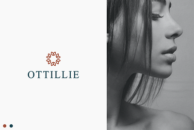 Ottillie Logo Design brand identity branding cosmetic design female graphic design logo