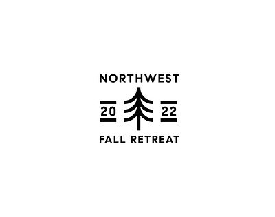 Northwest Retreat Logo Mark branding event branding logo