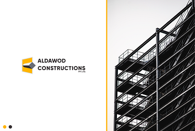 Aldawod Construction Logo Design brand identity branding construction design graphic design graphics logo