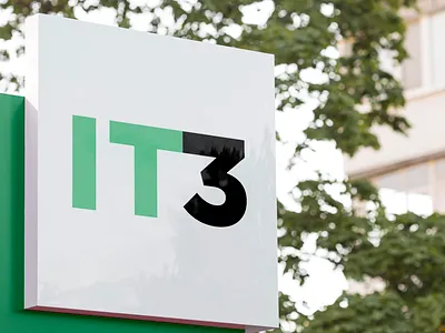 IT3 branding design graphic design logo minimal vector